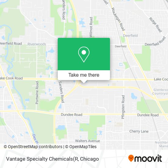 Vantage Specialty Chemicals map