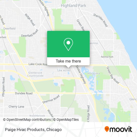 Paige Hvac Products map