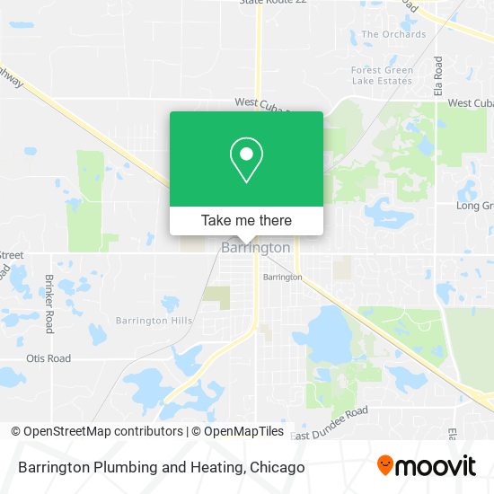 Barrington Plumbing and Heating map