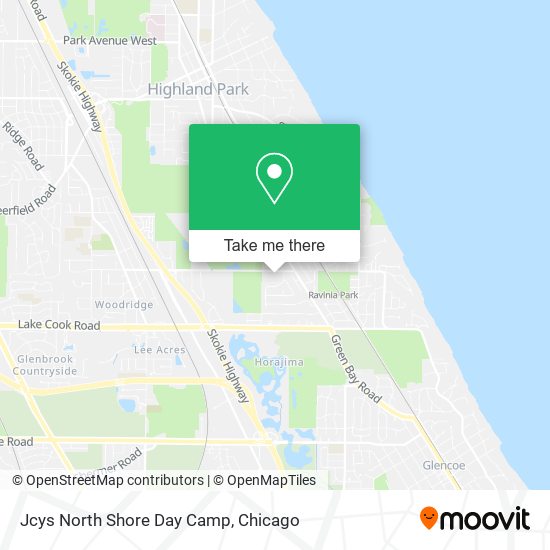 Jcys North Shore Day Camp map