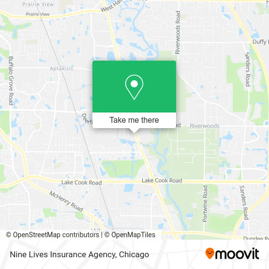 Nine Lives Insurance Agency map