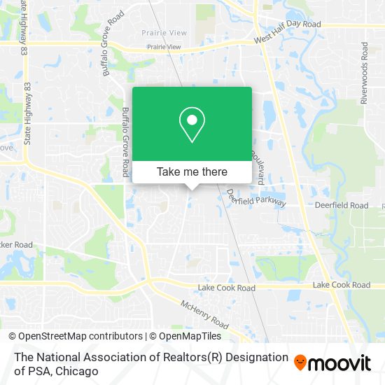 The National Association of Realtors(R) Designation of PSA map