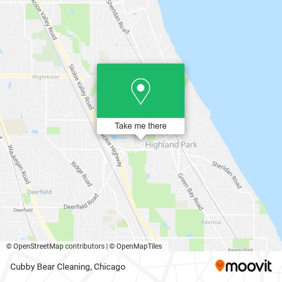 Cubby Bear Cleaning map
