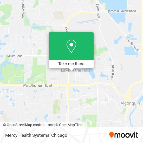 Mercy Health Systems map