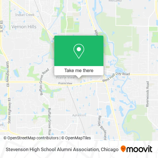 Stevenson High School Alumni Association map