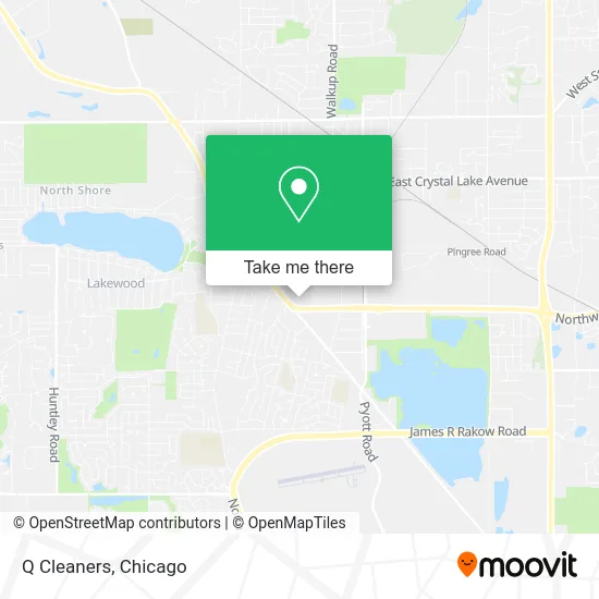 Q Cleaners map