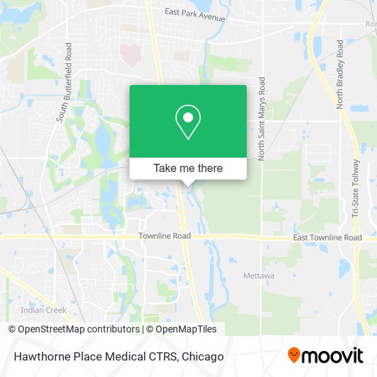 Hawthorne Place Medical CTRS map