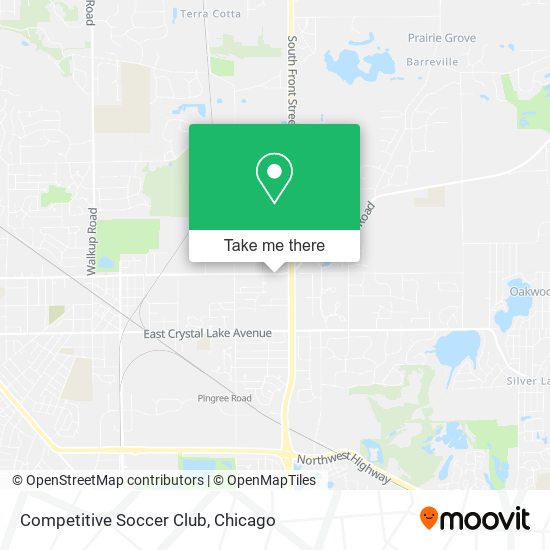 Competitive Soccer Club map