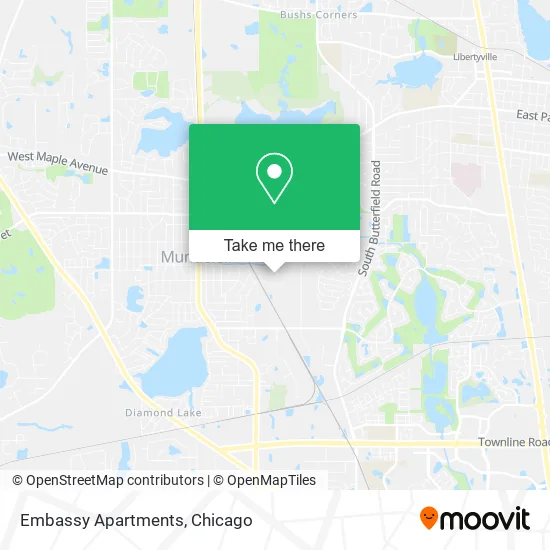 Embassy Apartments map