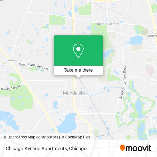 Chicago Avenue Apartments map