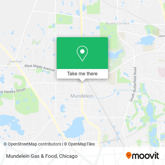 Mapa de Mundelein Gas & Food