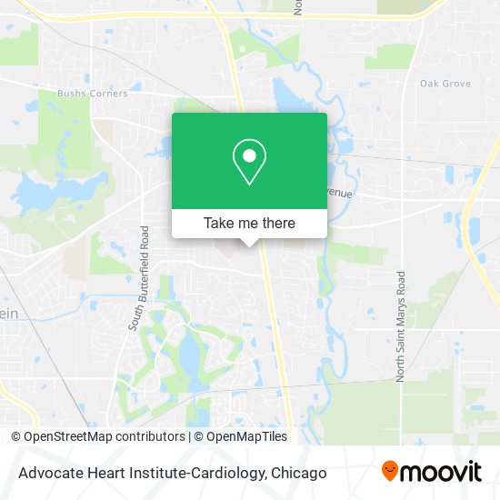 Mapa de Advocate Heart Institute-Cardiology