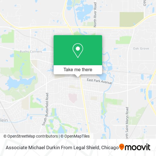 Associate Michael Durkin From Legal Shield map