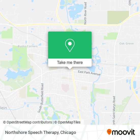 Northshore Speech Therapy map