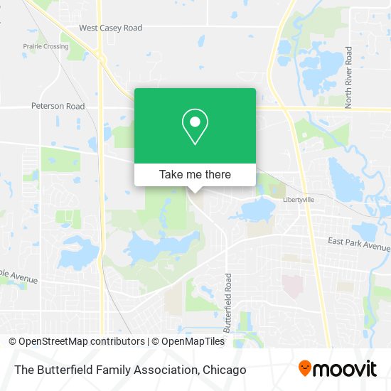 The Butterfield Family Association map