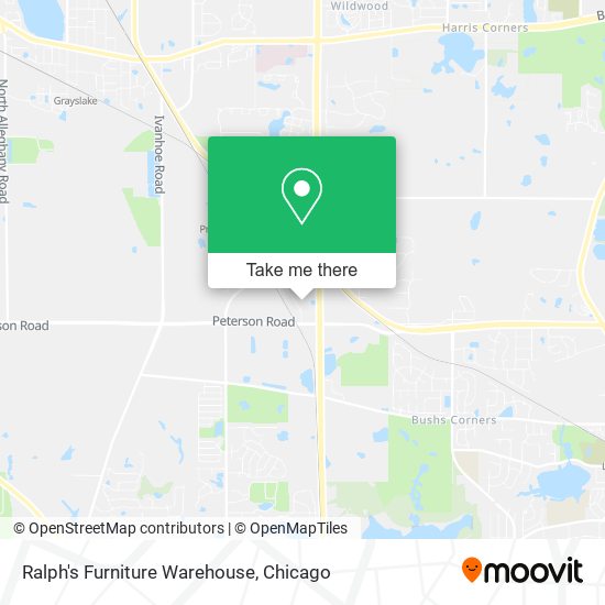 Ralph's Furniture Warehouse map