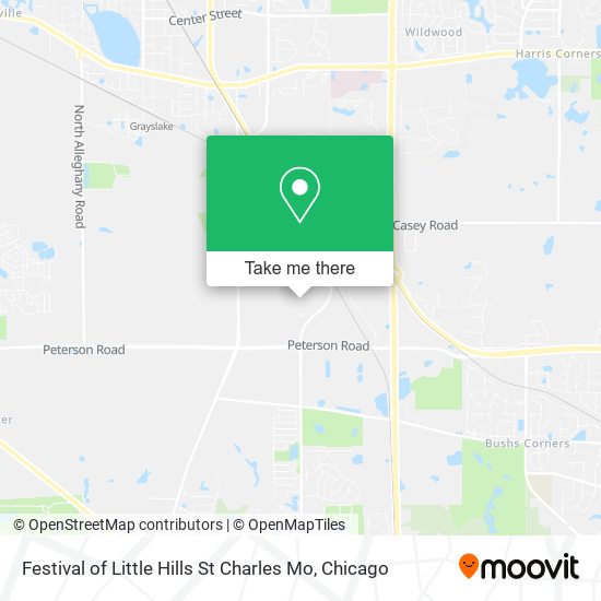 Festival of Little Hills St Charles Mo map