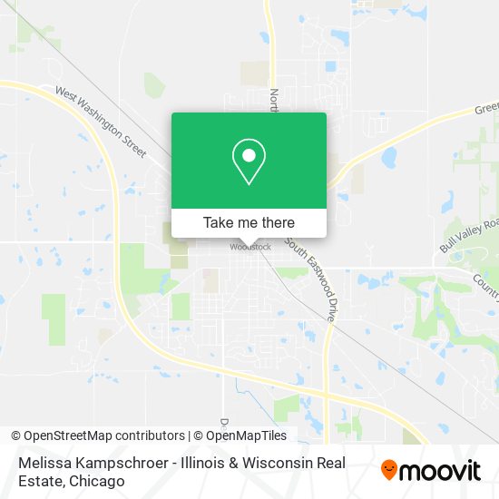 Mapa de Melissa Kampschroer - Illinois & Wisconsin Real Estate