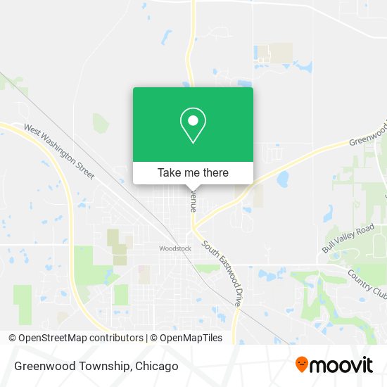 Mapa de Greenwood Township