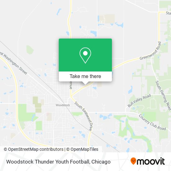 Mapa de Woodstock Thunder Youth Football