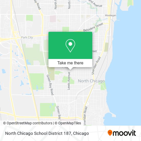 North Chicago School District 187 map
