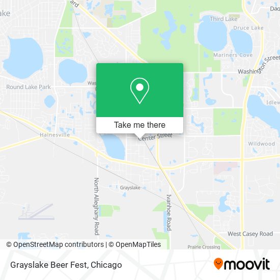 Mapa de Grayslake Beer Fest