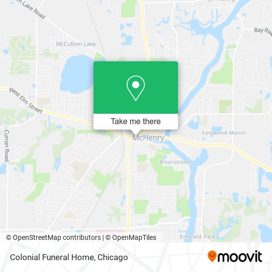 Colonial Funeral Home map