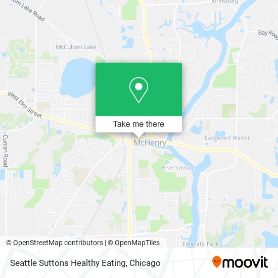Mapa de Seattle Suttons Healthy Eating