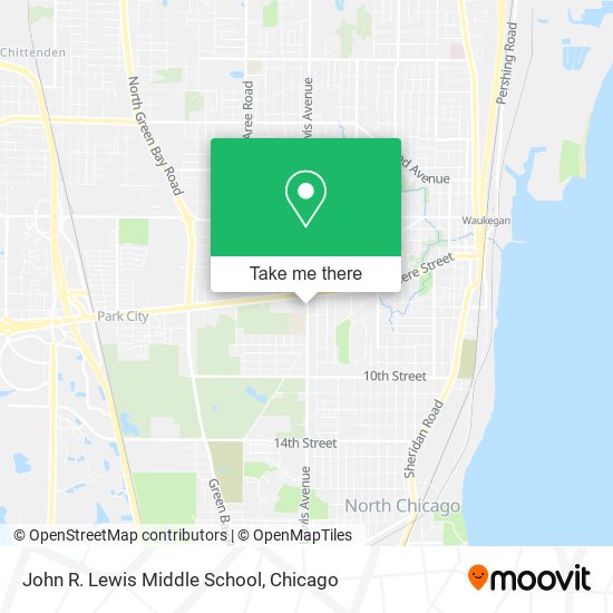 Mapa de John R. Lewis Middle School