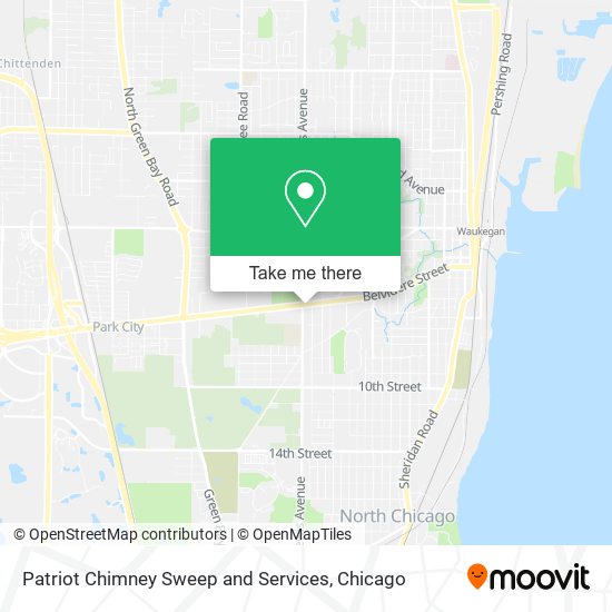 Patriot Chimney Sweep and Services map