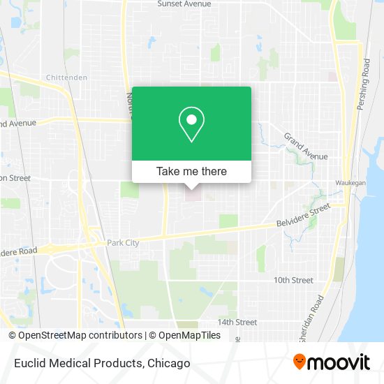 Euclid Medical Products map