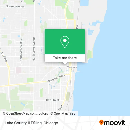 Lake County Il Efiling map