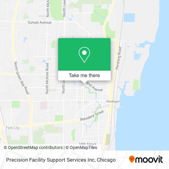 Mapa de Precision Facility Support Services Inc