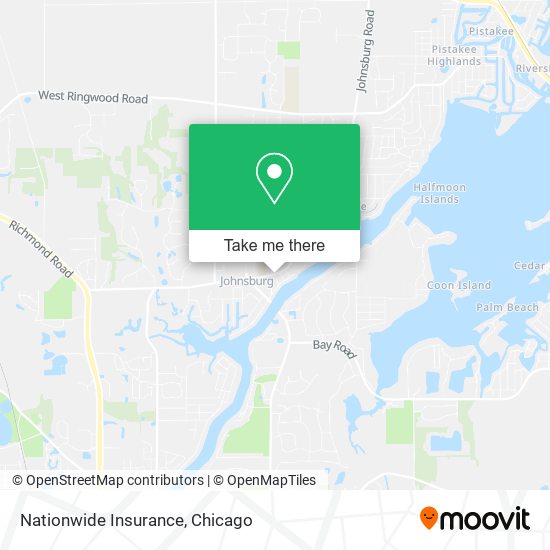 Mapa de Nationwide Insurance