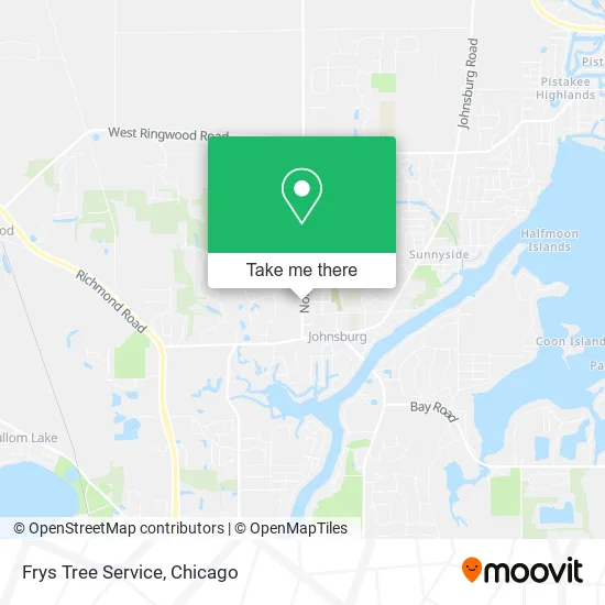 Frys Tree Service map