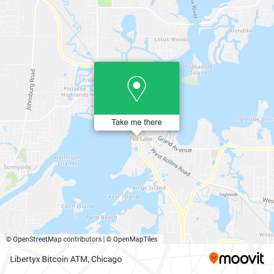 Mapa de Libertyx Bitcoin ATM