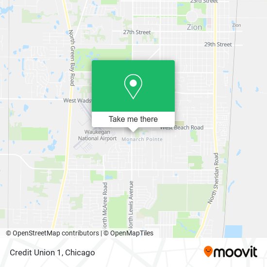 Credit Union 1 map