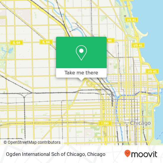Ogden International Sch of Chicago map