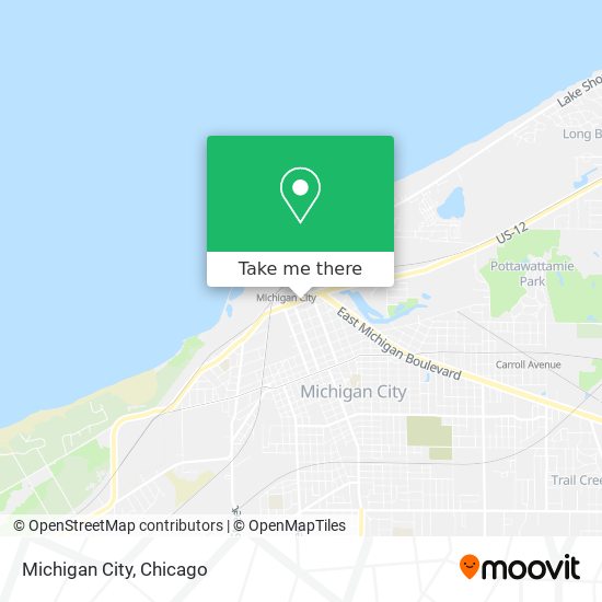 Mapa de Michigan City
