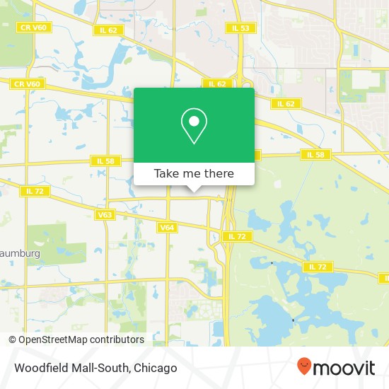 Mapa de Woodfield Mall-South