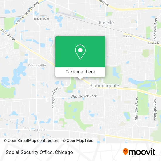 Social Security Office map
