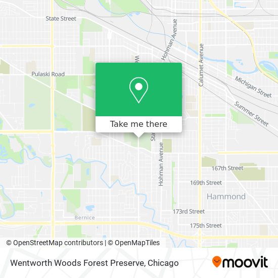 Wentworth Woods Forest Preserve map