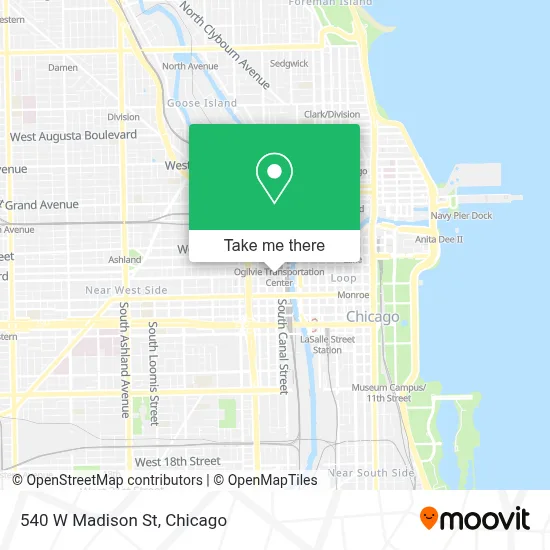 540 W Madison St map