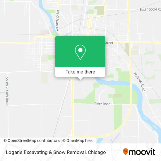 Logan's Excavating & Snow Removal map