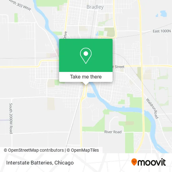 Mapa de Interstate Batteries