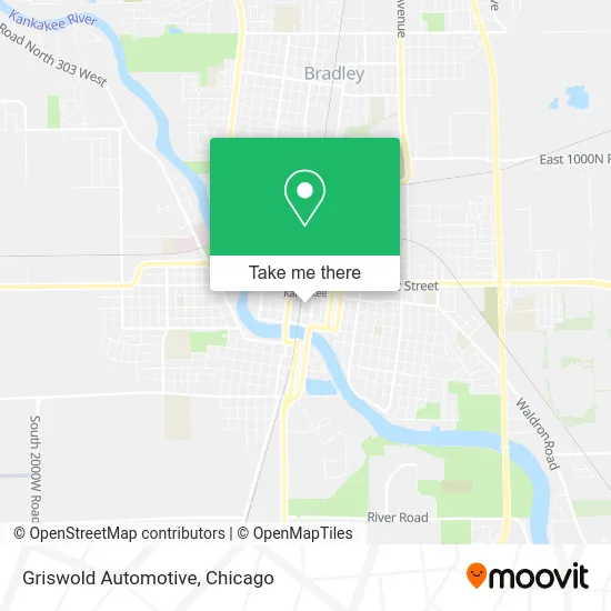 Griswold Automotive map