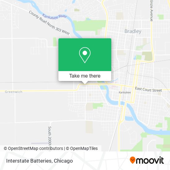 Interstate Batteries map