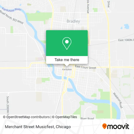 Merchant Street Musicfest map