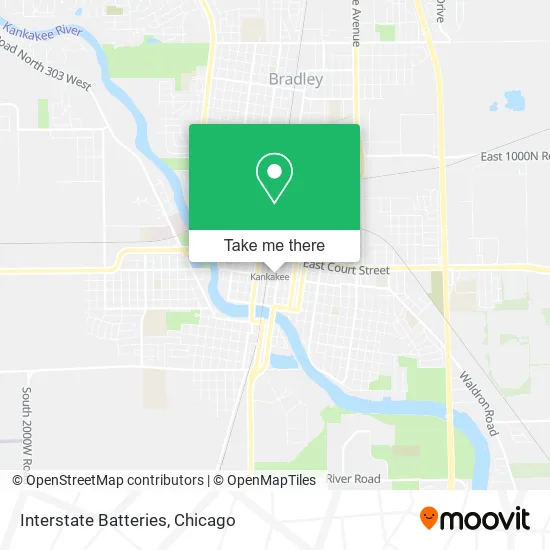 Interstate Batteries map
