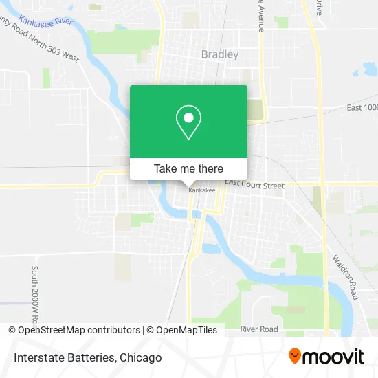 Interstate Batteries map